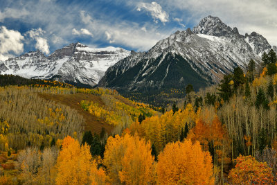 CO - San Juan Mountains Snowy Peak Fall Colors 5.jpg
