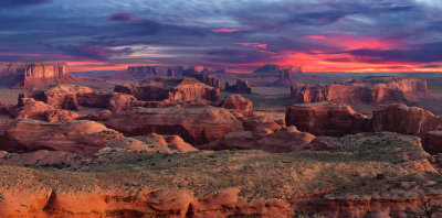 AZ - Monument Valley Hunts Mesa Sunrise.jpg