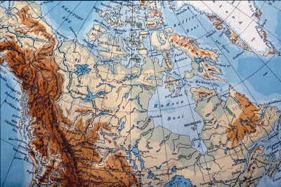 Map Churchill, Hudson Bay - Kaart  Churchill, Hudson Bay