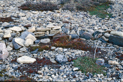 Historic site Cree Indian and Inut - Historische nederzetting Cree Indians en Inut