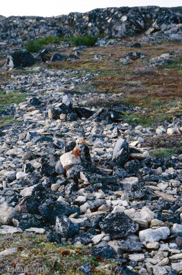 Historic site Cree Indian and Inut - Historische nederzetting Cree Indians en Inut