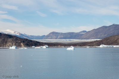 Glacier in Rdefjord - Gletsjer in Rdefjord