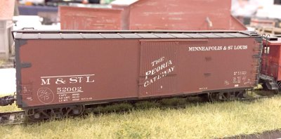Clark Propst HO scale M&StL double-sheathed boxcar