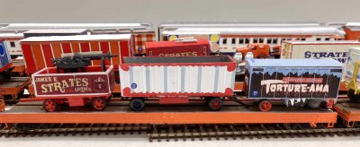 Larry Smith HO scale Strates Carnival equipment.