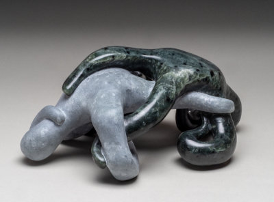 Reunion, a Soapstone carving.