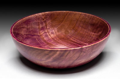 This bowl is a 2 1/2” high x 7 3/4” in diameter Big Leaf Maple.