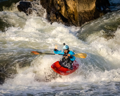  Kayaker, Great Falls NP