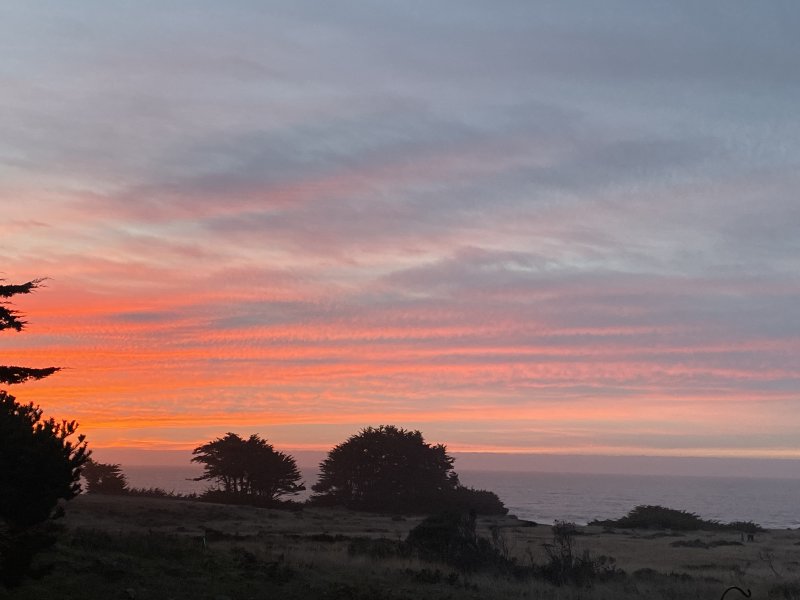 Sunset near Pebble Beach