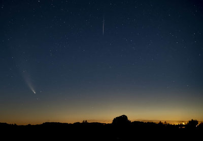 Passage de la comete Neowise juillet 2020