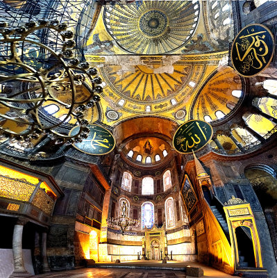 33 - Haggia Sophia Istambul panorama