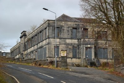 Rothesay Academy top building demolition