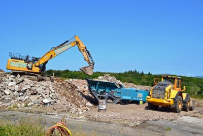 Rothesay Academy top building demolition