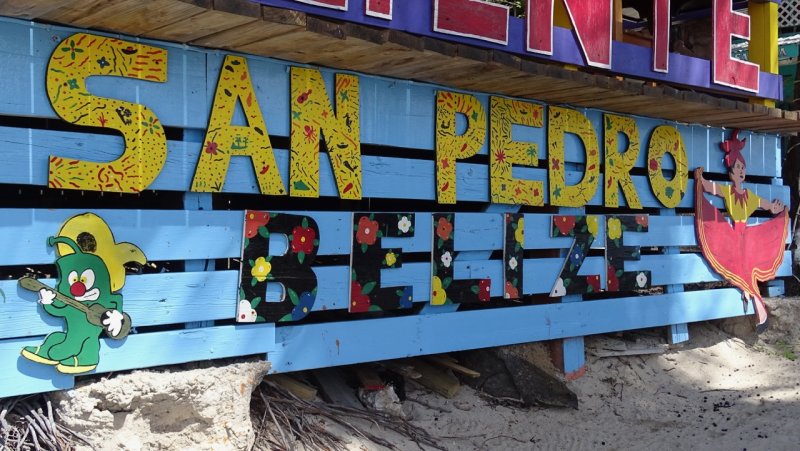 San Pedro Beach Bar Sign