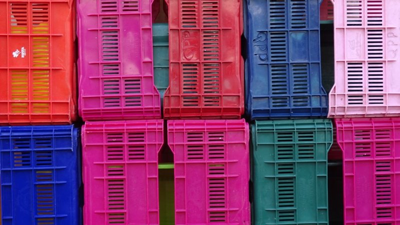 Colorful Crates