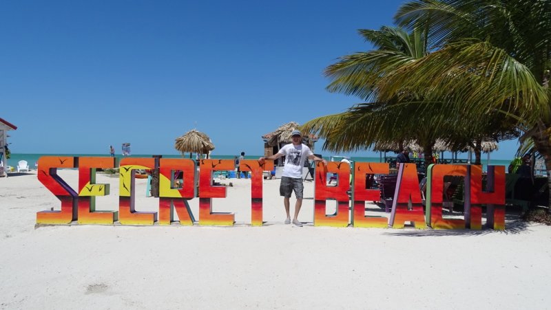 Secret Beach Sign