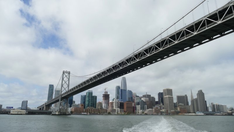 San Francisco from Oakland Alameda Ferry