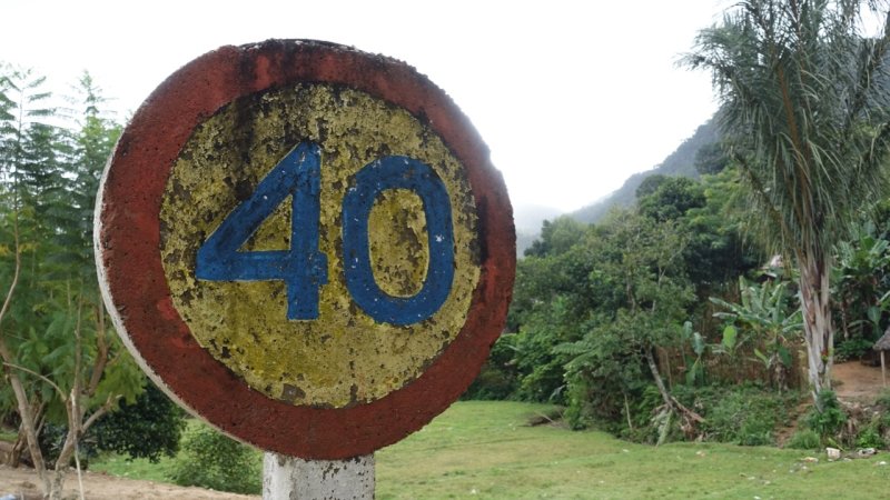 Route Nationale 2 road sign