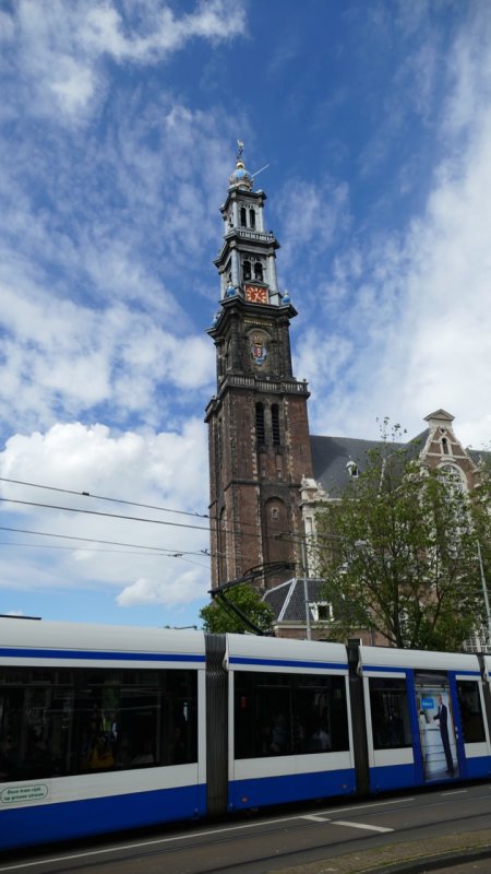 Westerkerk and Tram 7