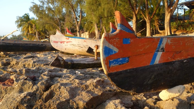 Ifaty Beach Boats
