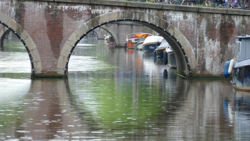 Canal bridge refleciton