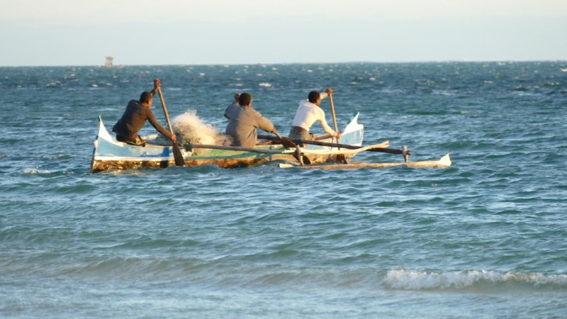 Fisherman off the Ifaty Coast