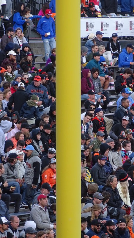Left field foul pole