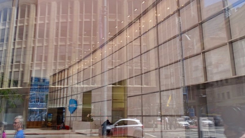 Salesforce Tower Lobby Reflections