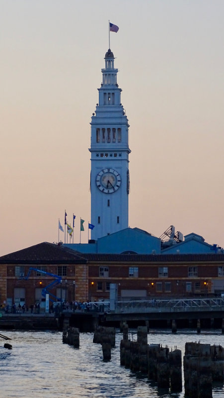 San Francisco Ferry Building at Sunset