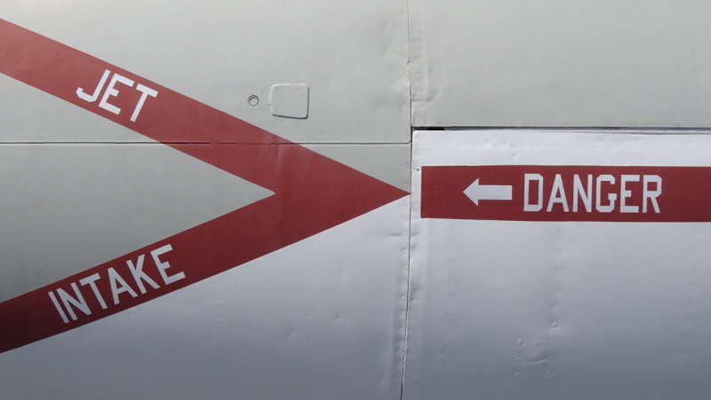 USS Midway Flight Deck - Jet Intake - Danger