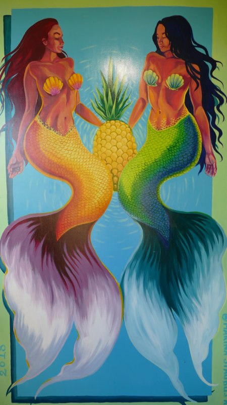 Mermaids and Pineapple Art
