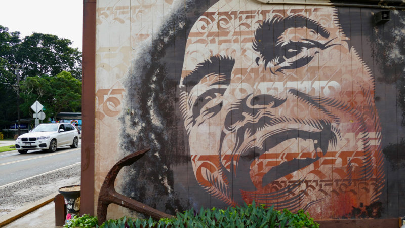 Bob Marley Mural in Haleiwa