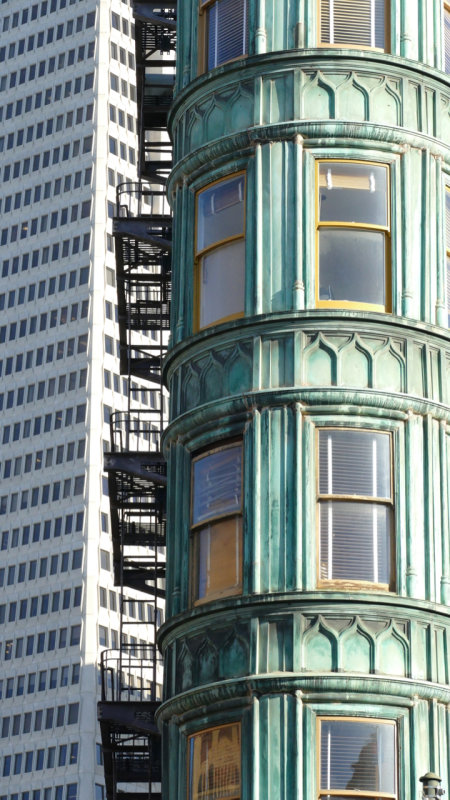 The Sentinel Building and Transamerica Tower