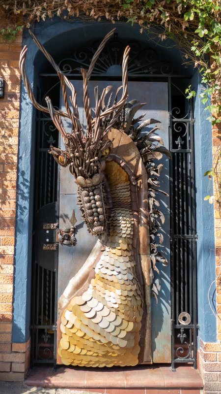 Dragon Door on Leavenworth Street