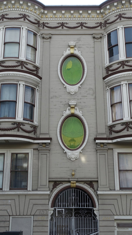 I love the oval windows in some of the old Victorian buildings around town