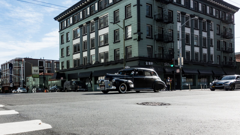 Cruising down Mission Street