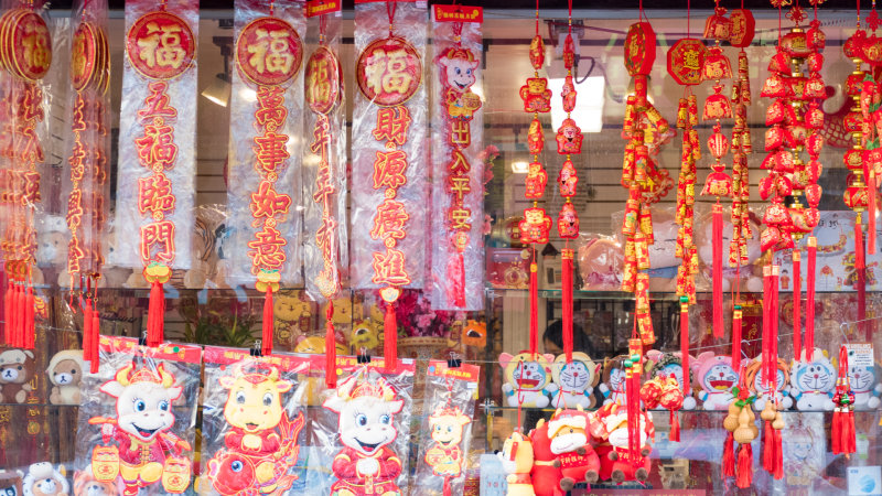 Happy cows welcome the Year of the Ox to Chinatown