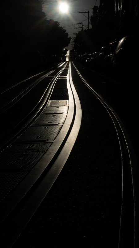 Washington Street Cable Car Tracks