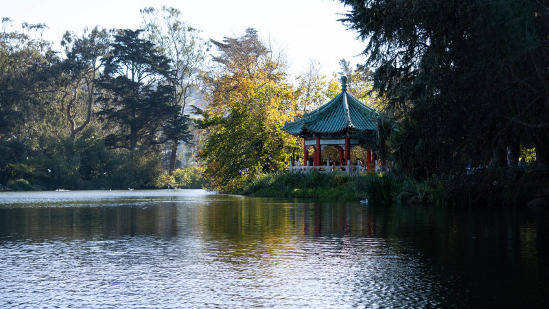 Chinese Pavilion at Stow Lake