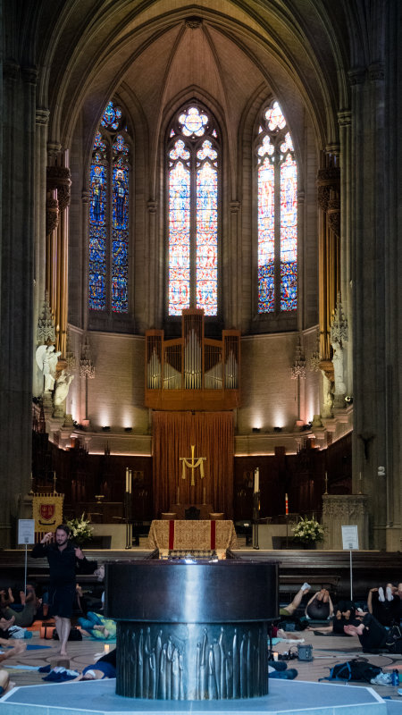 Yoga at Grace Cathedral