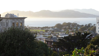 View of Fort Mason from Russian Hill