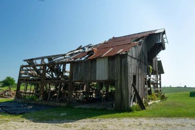 Collapsing Barn