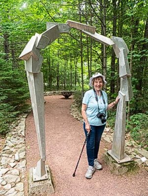 Barb in Aluminum Archway