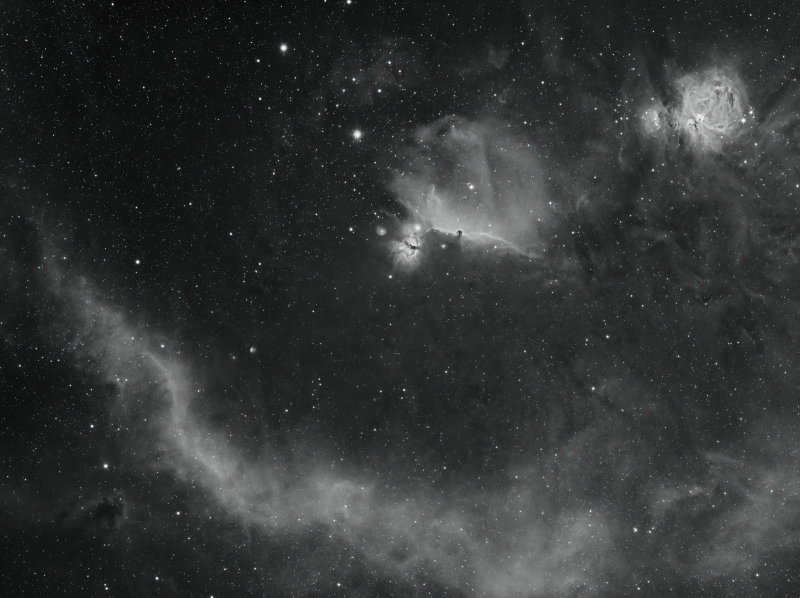 Orion Nebula to Boogie Man Nebula