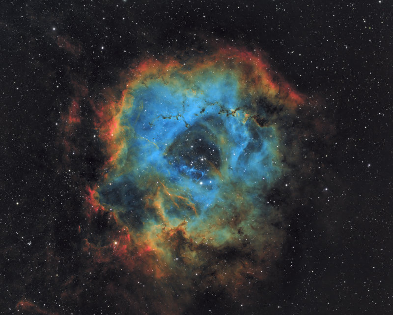 Rosette Nebula Reprocessed