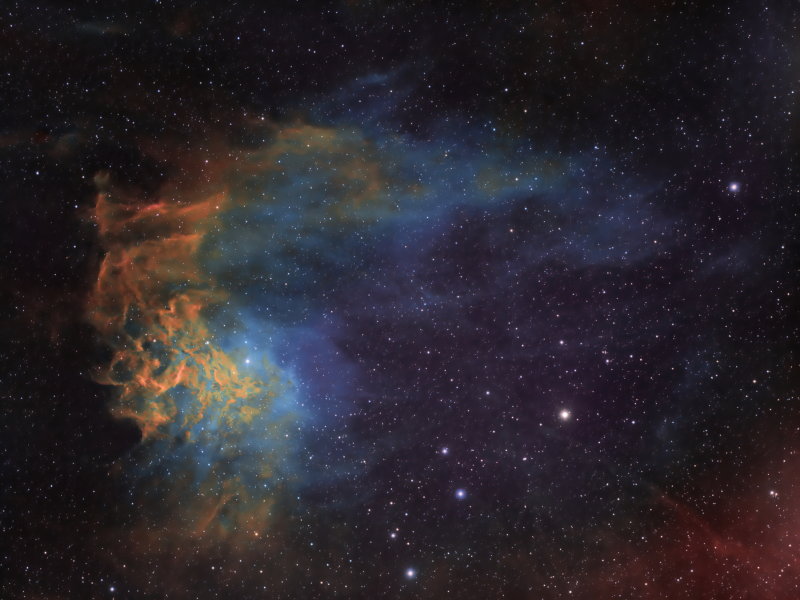 Flaming Star Nebula IC405 reprocessed