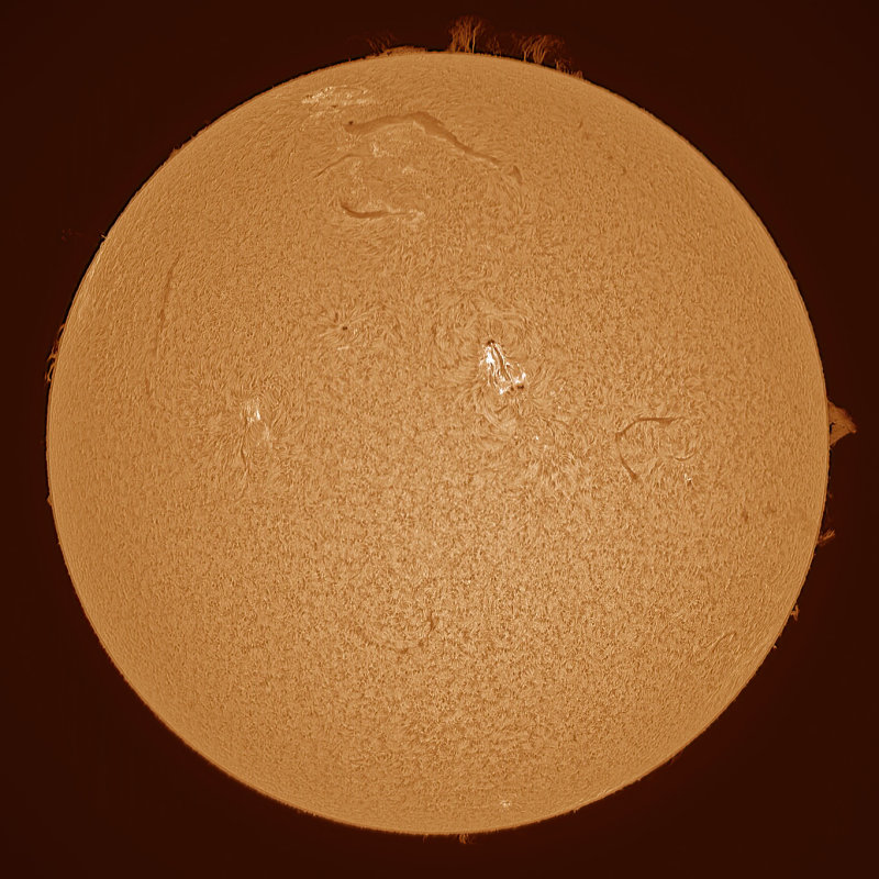 Sun in Hydrogen Alpha 6-20-22