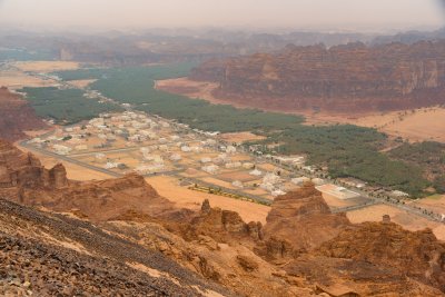 Al-Ula aerial view of Oasis and city.jpg