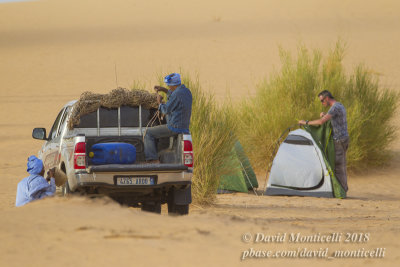 Camping in the desert near Ouadane (Mauritania)