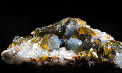 Gemmy siderite crystals to 10 mm on 55 x 35 x 25 mm matrix, St. Agnes, Cornwall