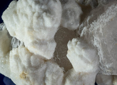 Baryte pseudomorphs after witherite twins, Wanlockhead